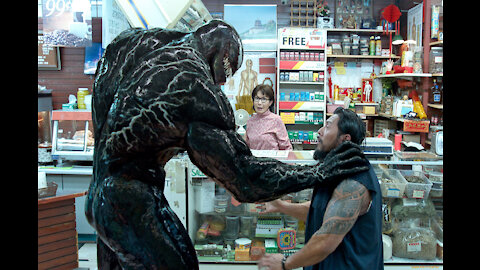 Venom saved the Saleswoman