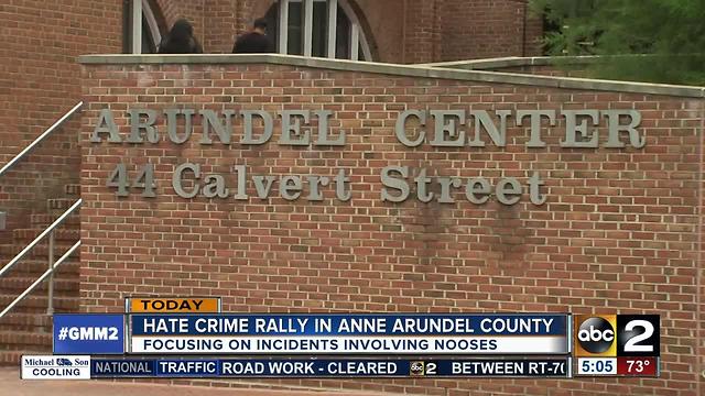 Hate crime rally planned in Anne Arundel County