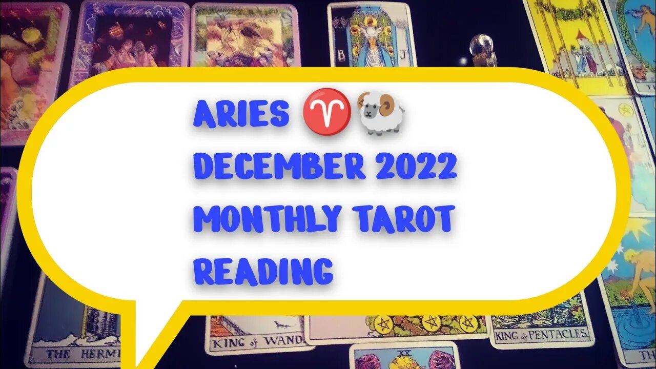 ARIES ♈ OPPORTUNITY KNOCKS! DECEMBER 2022 MONTHLY TAROT READING