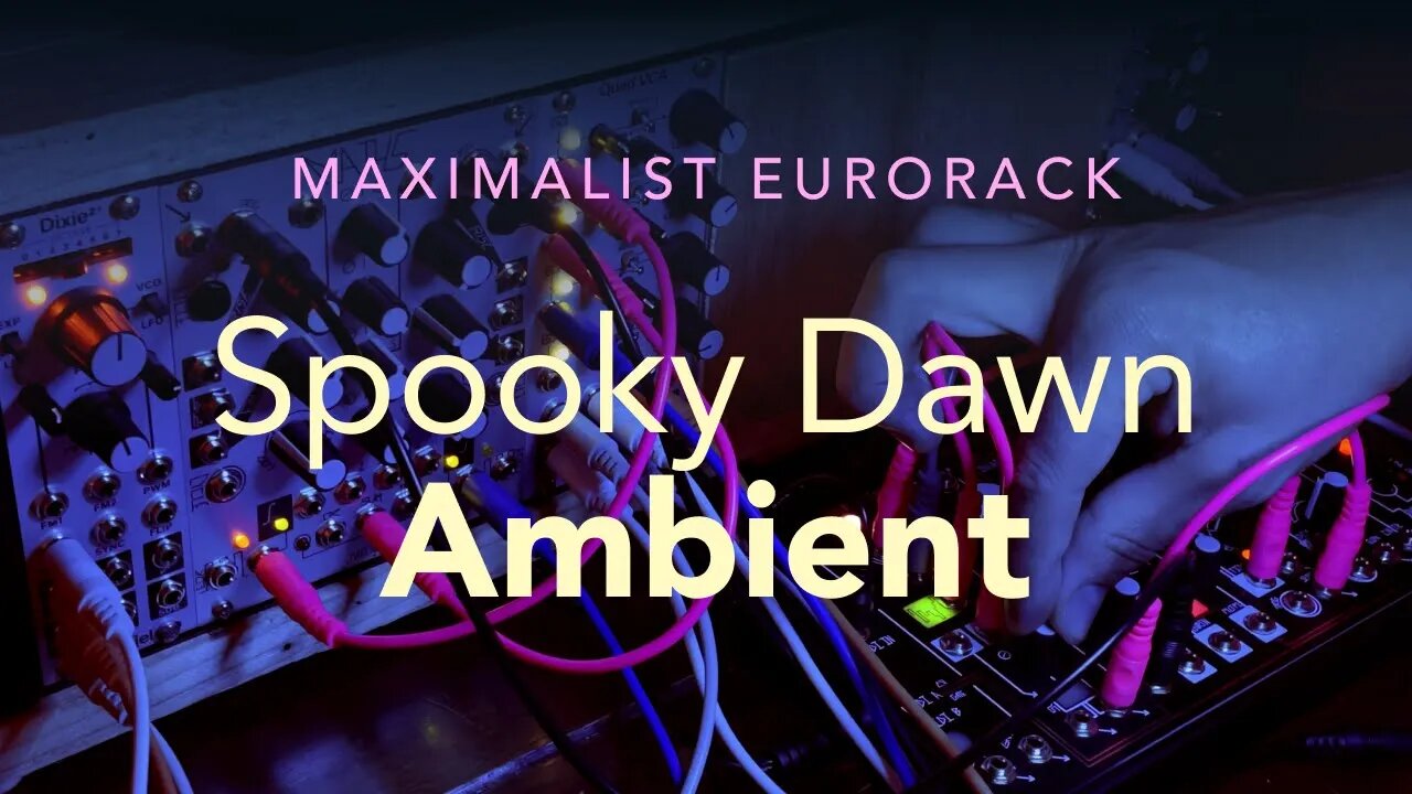 Eurorack Synth Generative Ambient - Halloween Mood