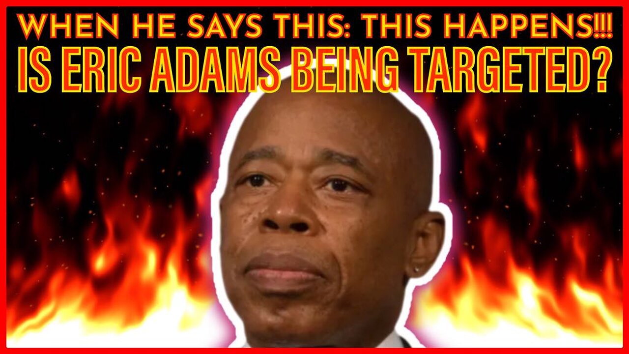 Eric Adams said THIS... then THIS happened to his associates!!!