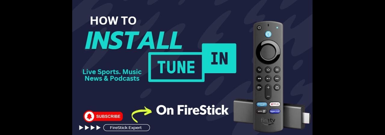 How to Install/Download Tunein Radio App on Firestick Best app for Podcasts