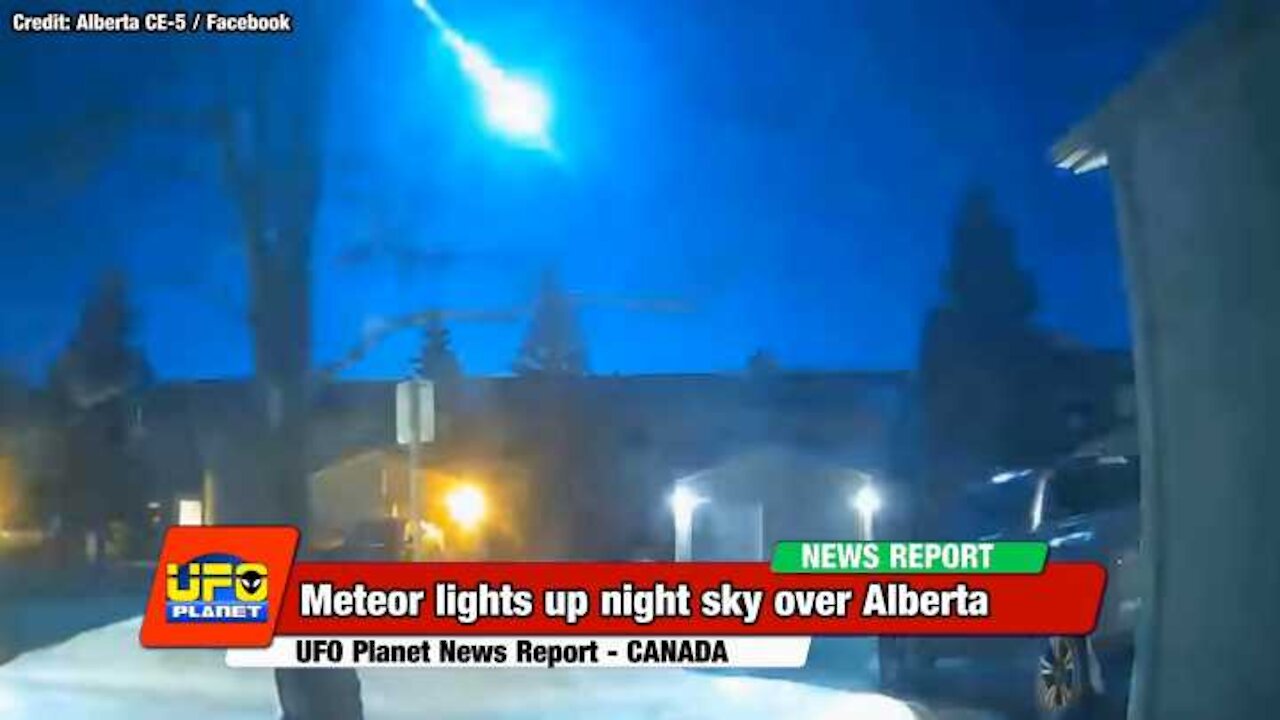 UFO Planet S10E8 – UFO launches from mountainside, Alberta meteorite + 5 other UFO stories