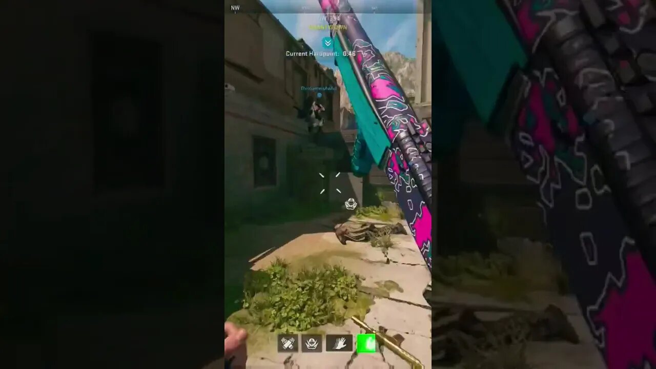 Lucky Molotov CROSS MAP #shorts #callofduty #mw2 #mw3 #cod #warzone #shortsfeed #feed #clip #crazy