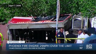 Report: PHX fire truck went up to 69 mph before deadly crash