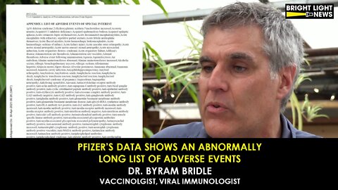 [TRAILER] Pfizer's Data Shows An Abnormally Long List of Adverse Events -Dr. Byram Bridle