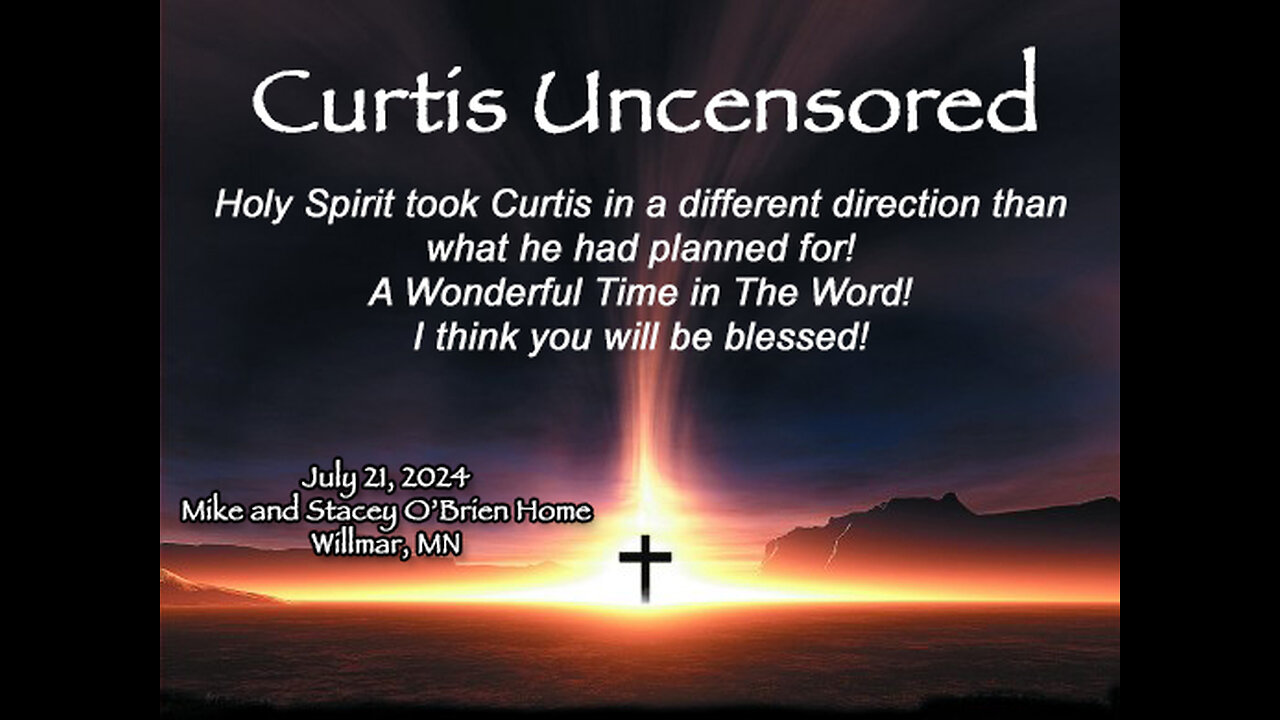 Curtis Uncensored Again, Curtis Coker, Willmar, July 21, 2024