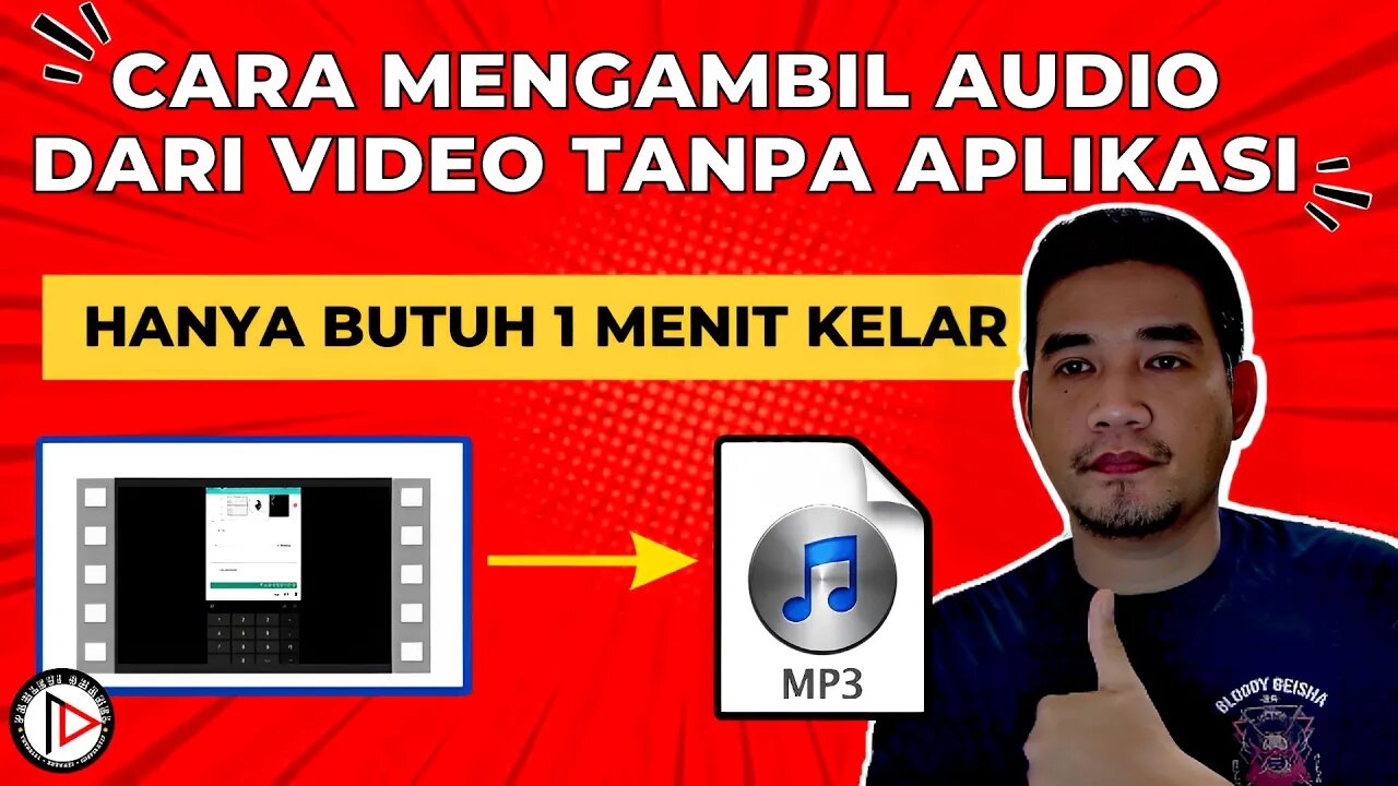 CARA MENGUBAH VIDEO MENJADI AUDIO TANPA APLIKASI 💡💯