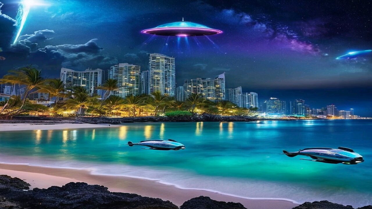 Ufo, city, alien, universe,film, entertainment