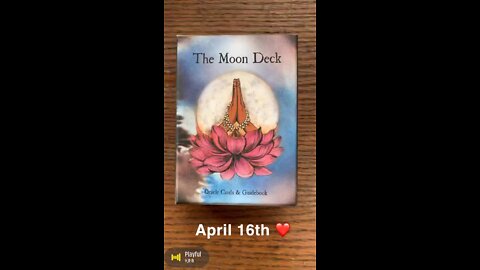 April 16th oracle card: play