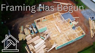 Framing Has Begun | BUILDING OUR DREAM HOME