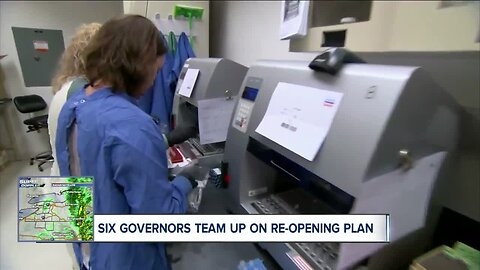 Six Governors team up on re-opening plan