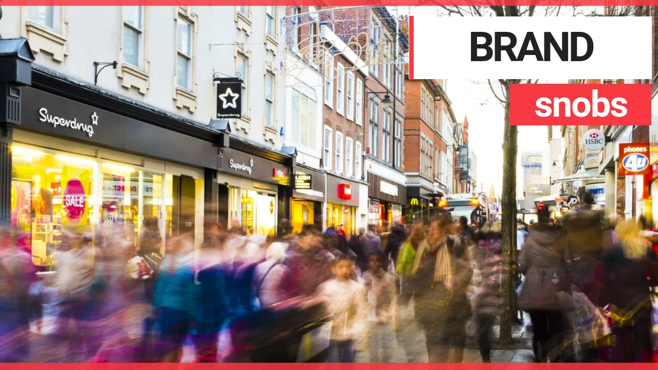 Millions of Brits admit they’re ‘brand snobs’