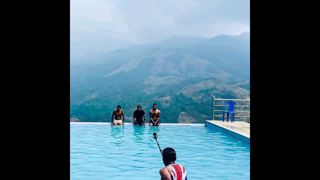 Pool at mountain