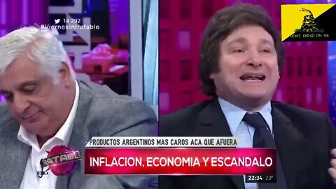 2017 01 27 Javier Milei contra Alberto Samid: "Sos un bruto" Intratables. Veamos la Historia