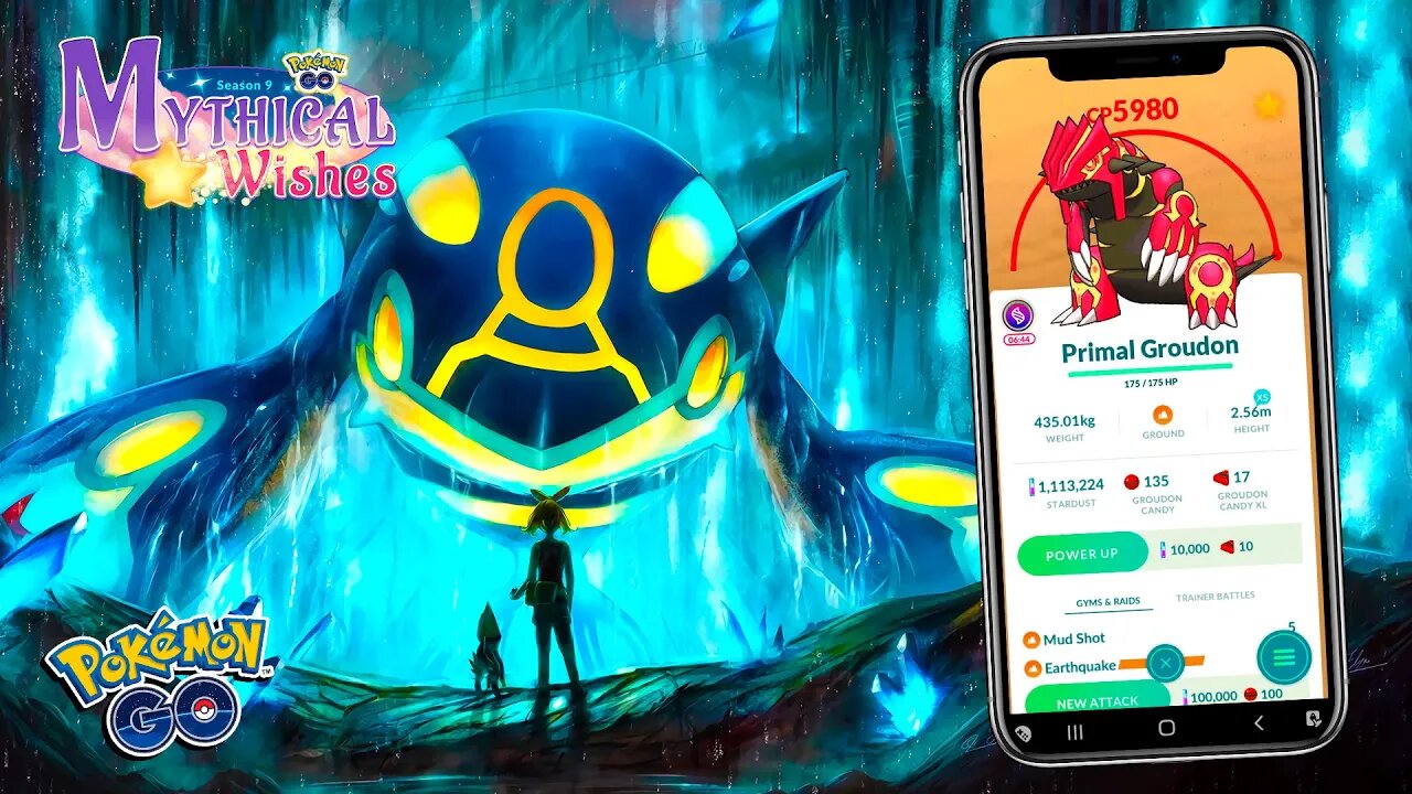 PRIMAL GROUDON E PRIMAL KYOGRE EM BREVE!!! A Temporada dos Desejos Míticos ESTÁ CHEGANDO!