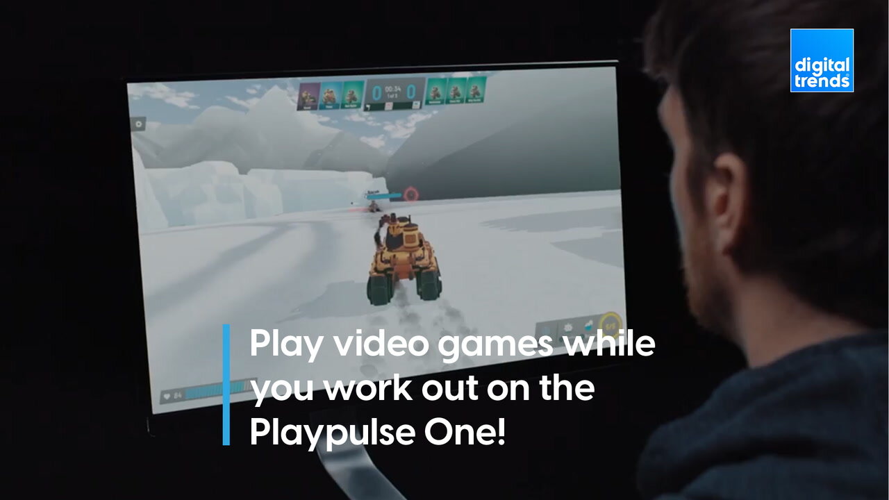 Forget the Peloton, the Playpulse One plays video games!