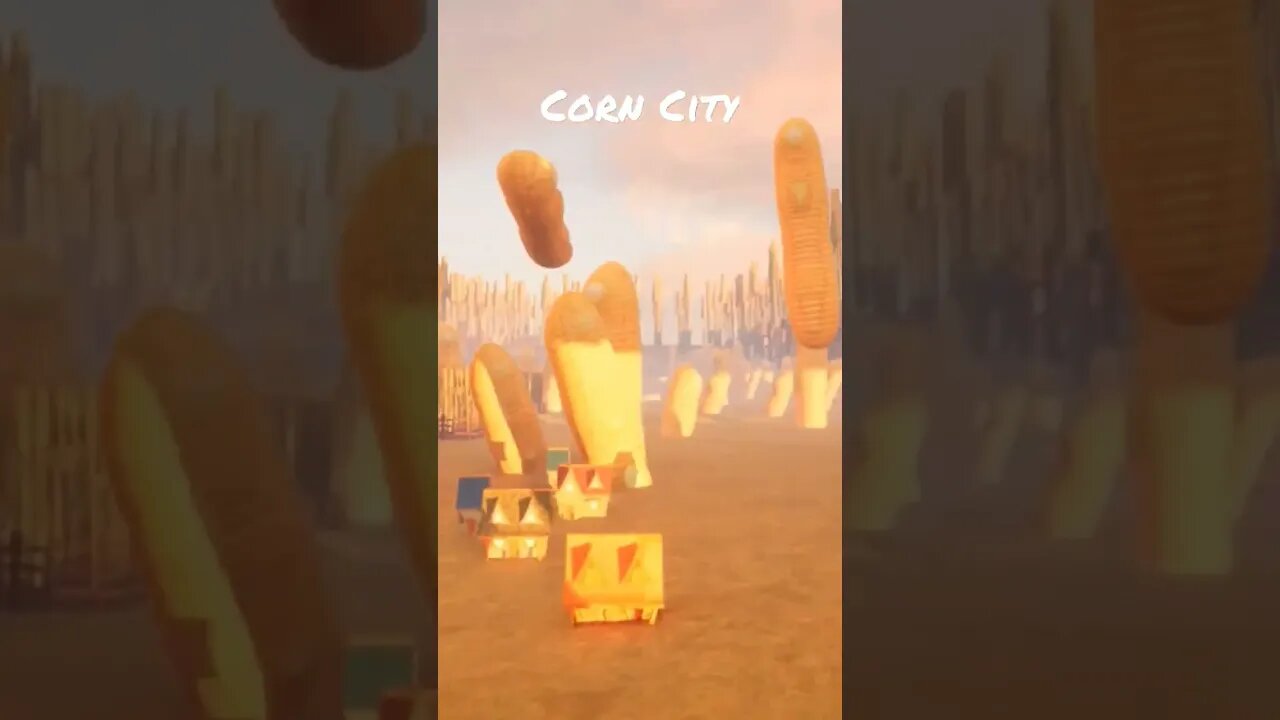 A Epic Giant Corn City #itscorn #shorts #short