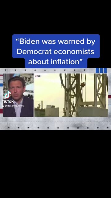 Ron DeSantis: “Biden was warned by Democrat economists about inflation”