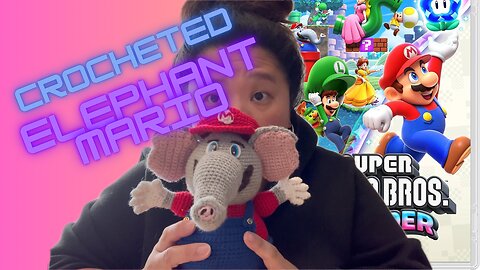 I Crocheted Elephant Mario 