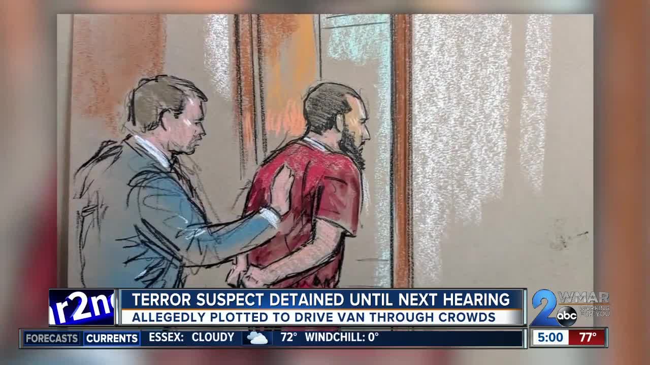 National Harbor Terror Suspect Detained Until Next Hearing