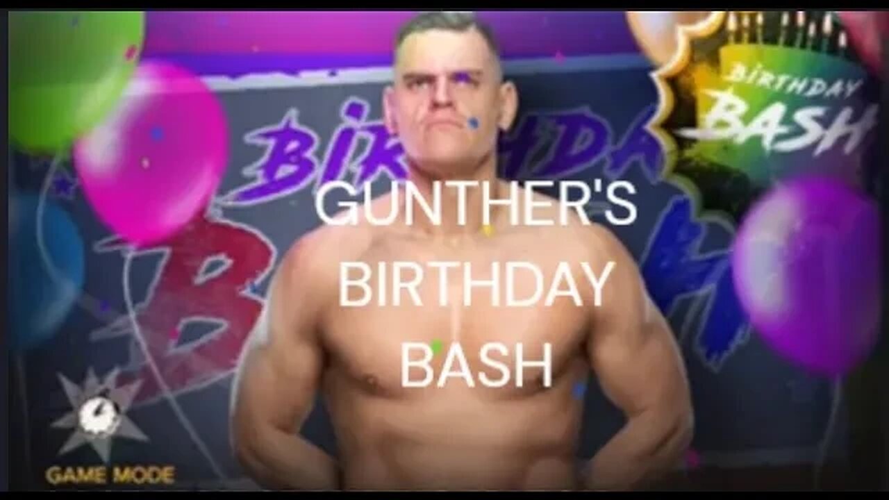 WWE 2K23 MYFACTION LIVE EVENT GUNTHER'S BIRTHDAY BASH