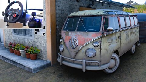 Rebuilding 1963 Volkswagen DeLuxe Type 2 | Logitech G29 Gameplay