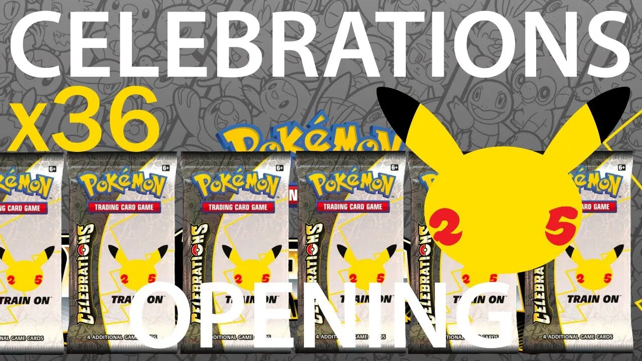 Pokemon Card Opening 8: 36 Celebrations packs "Booster Box" Opening!