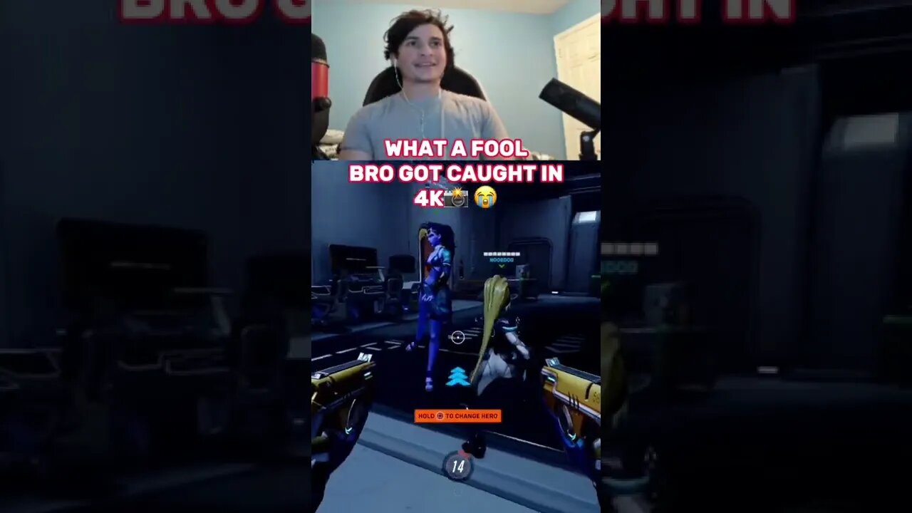 CAUGHT IN 4K🤨📸😭 | #shorts #gaming #overwatch2