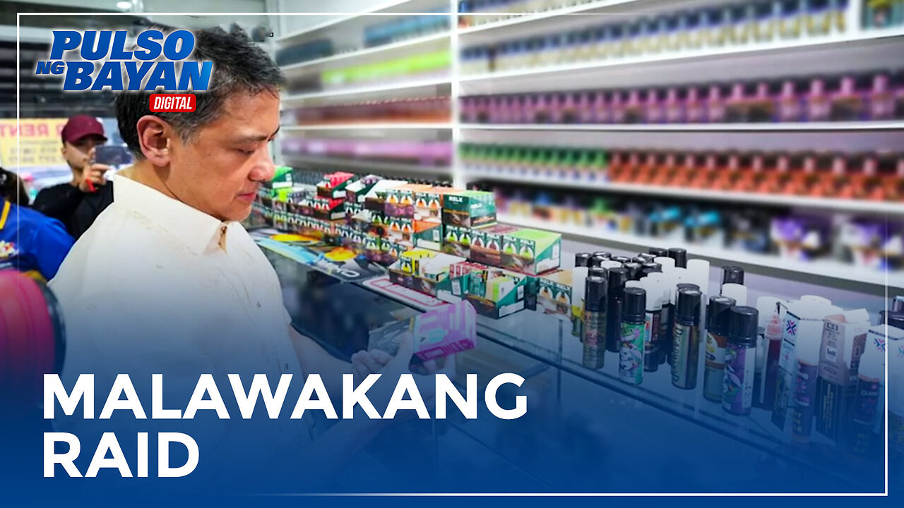 Malawakang raid sa retailers at resellers ng il*gal na vape products, ikinasa ng BIR