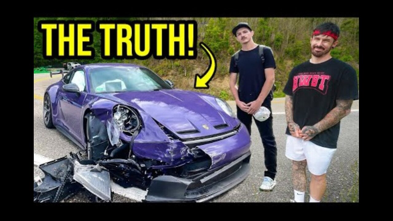 Last (part) DRIVING THE WRECKED PORSCHE GT3 TO THE PLACE IT WAS CRASHED