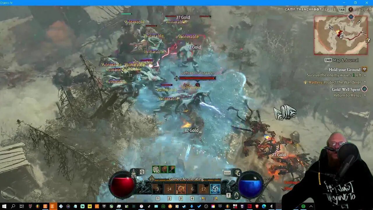 Playing diablo 4 beta day 2