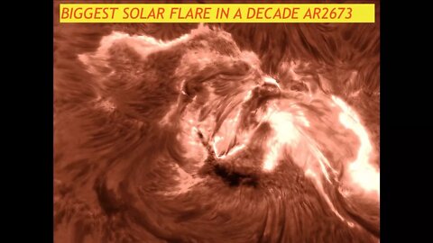 Largest Solar Flare in a Decade AR2673, Monster X9-Flare & Hurricane Irma Category 5, Latest