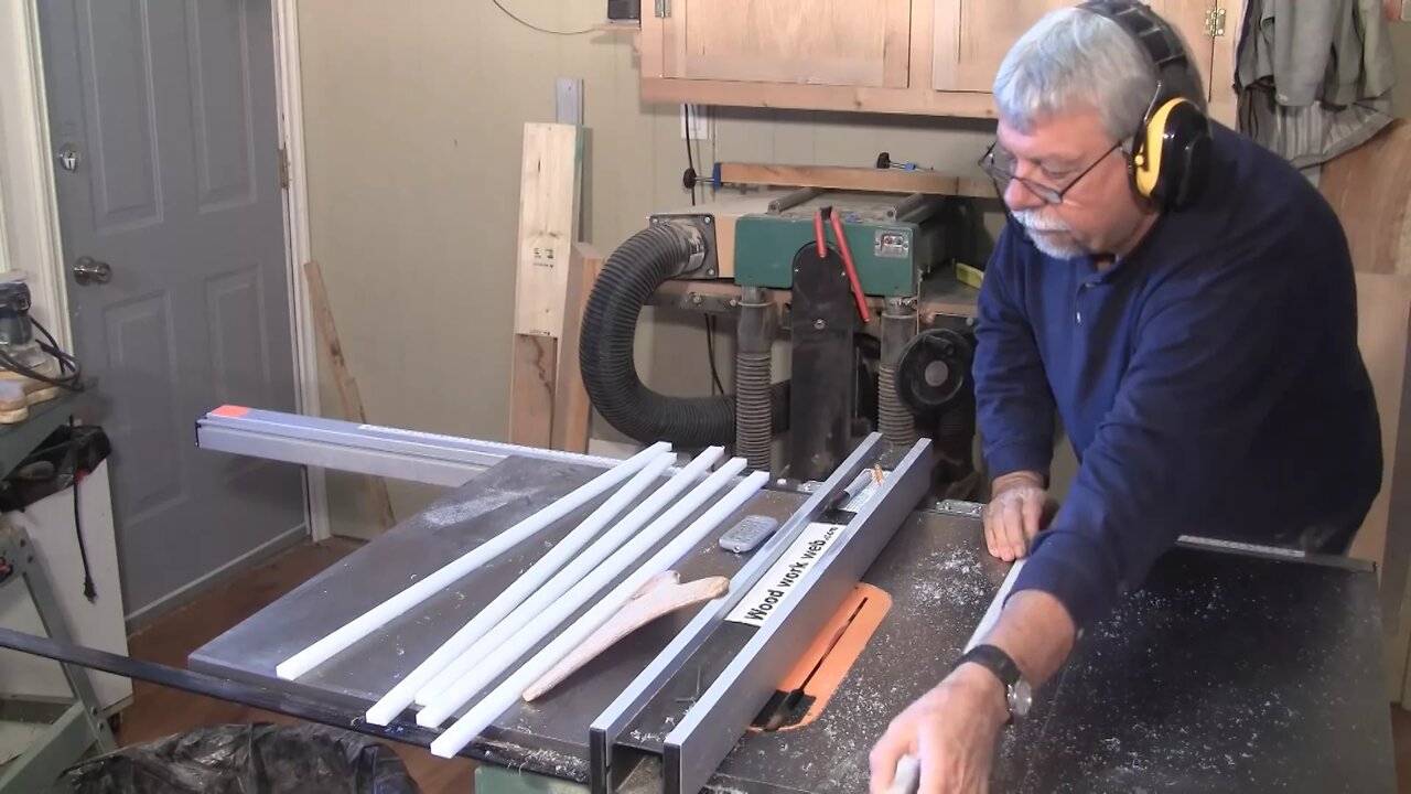 Making Mitre Slot Blanks - A woodworkweb.com woodworking video