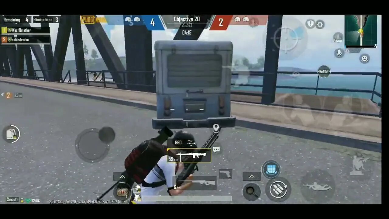 1 vs 2 in wow mod in pubg mobile #pubgmobile #gaming #trending #shorts