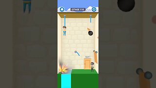 rescue cut rope puzzle 😎 #shorts