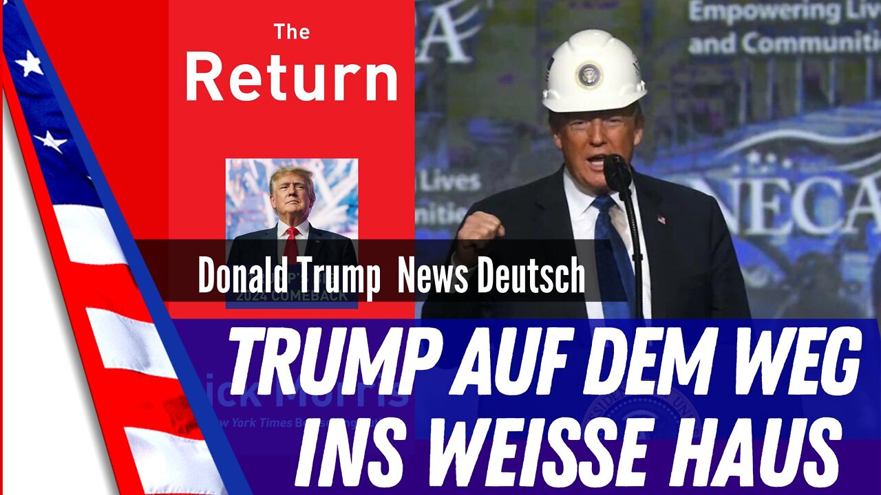 Trump auf dem Weg ins Weisse Haus.