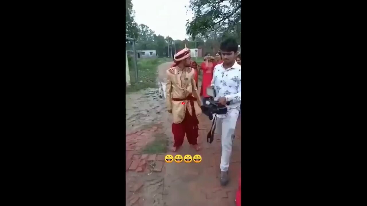 Funny groom dance