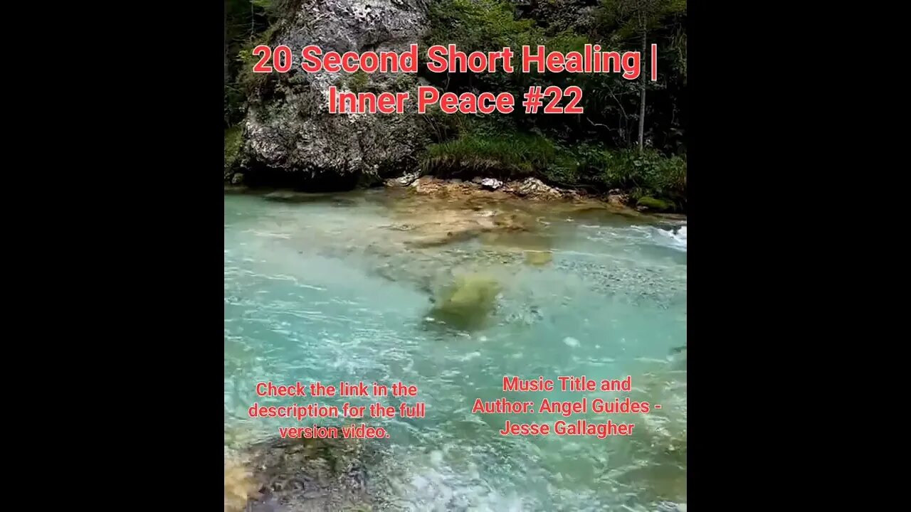 20 Second Short Healing Inner Peace | Meditation Music | Angel Guides | #22 #Meditation #shorts