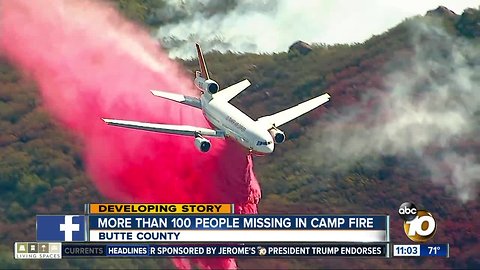 More than 100 missing in Camp Fire