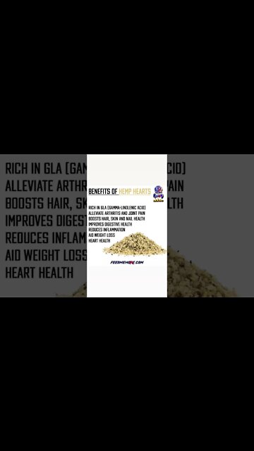 Hemp Hearts Instead of Fish Oil. Feed Me More Nutrition Health Tip
