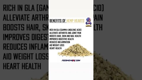 Hemp Hearts Instead of Fish Oil. Feed Me More Nutrition Health Tip