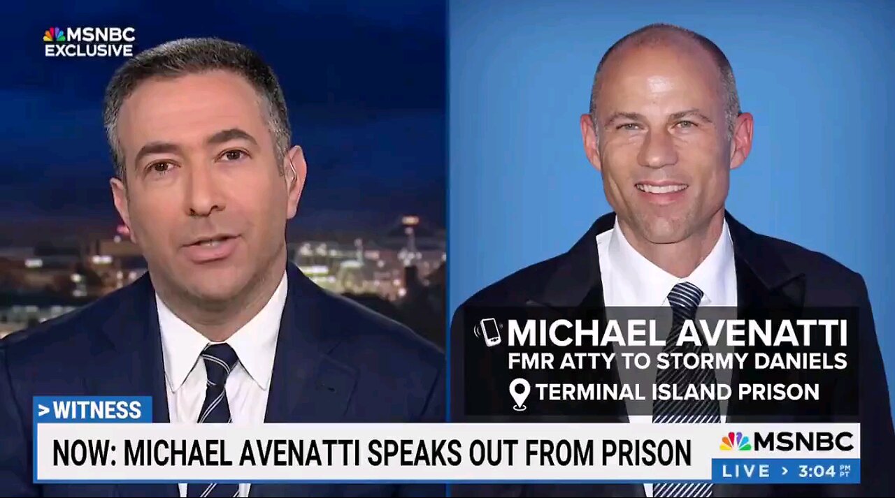 Disgraced Michael Avenatti calls MSNBC from prison for interesting take on Trump's case.
