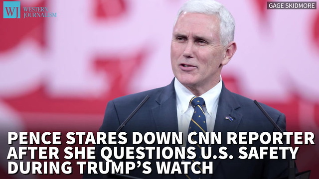 Pence Stares Down CNN Reporter After She Questions US Safety During Trump’s Watch