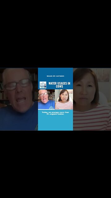 Cows don’t fresh water. They mostly use rain water. Not the same.