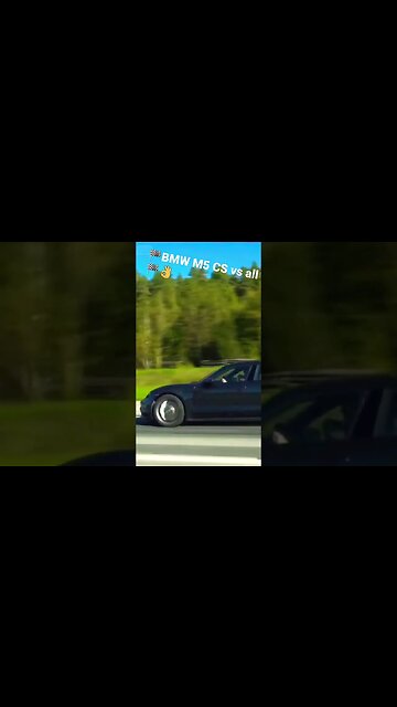 BMW M5 CS vs all #bmwm5cd #m5cs #bmwm5