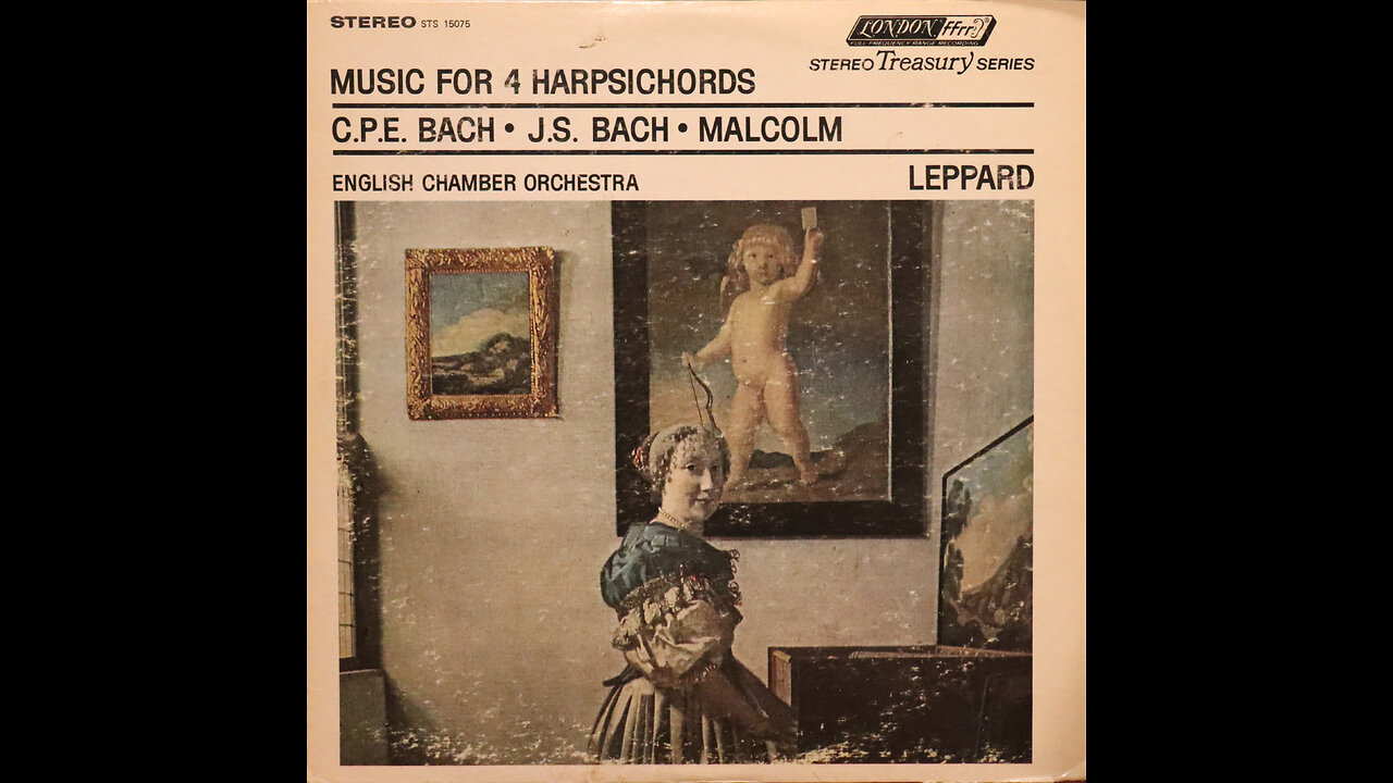 Bach-Martin-Music For Four Harpsichords-Leppard-English Chamber Orchestra (1967) [Complete LP]