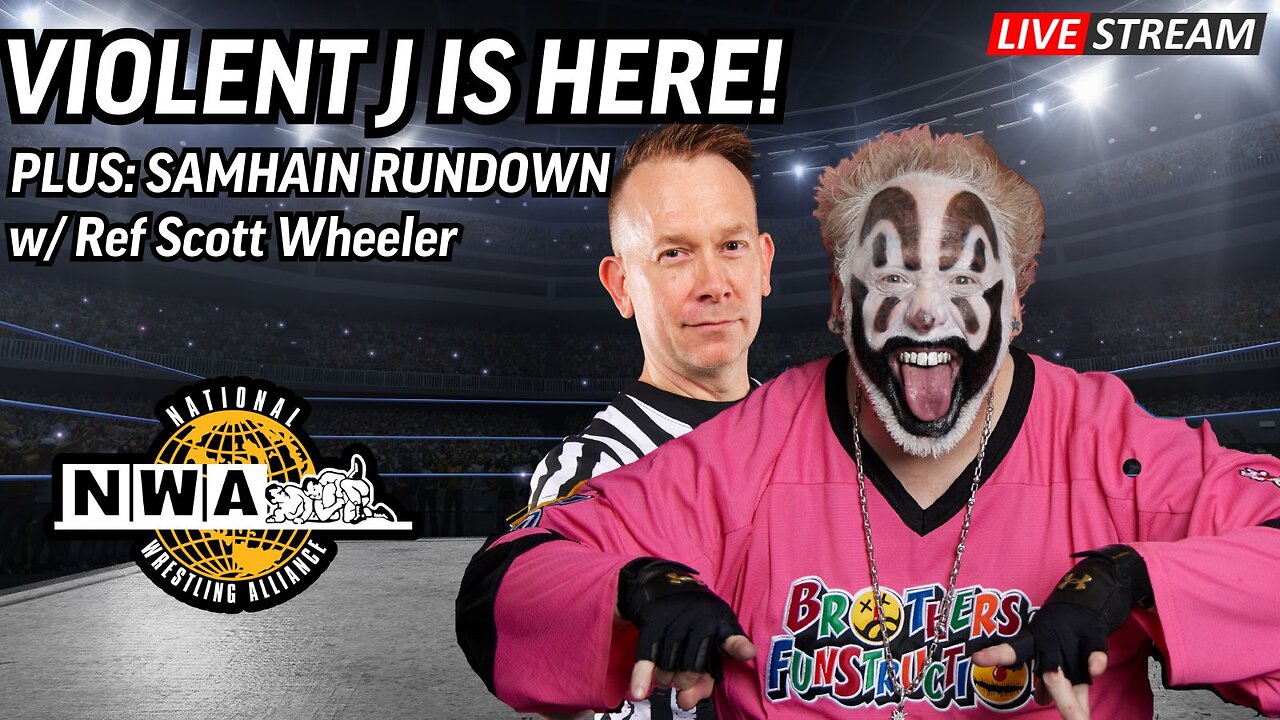 NWA LIVESTREAM SEPTEMBER 18th 2023 | SPECIAL GUEST: VIOLENT J! SAMHAIN RUNDOWN!