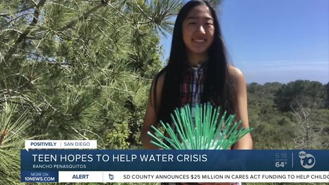 Teen hopes to help the world's water crisis