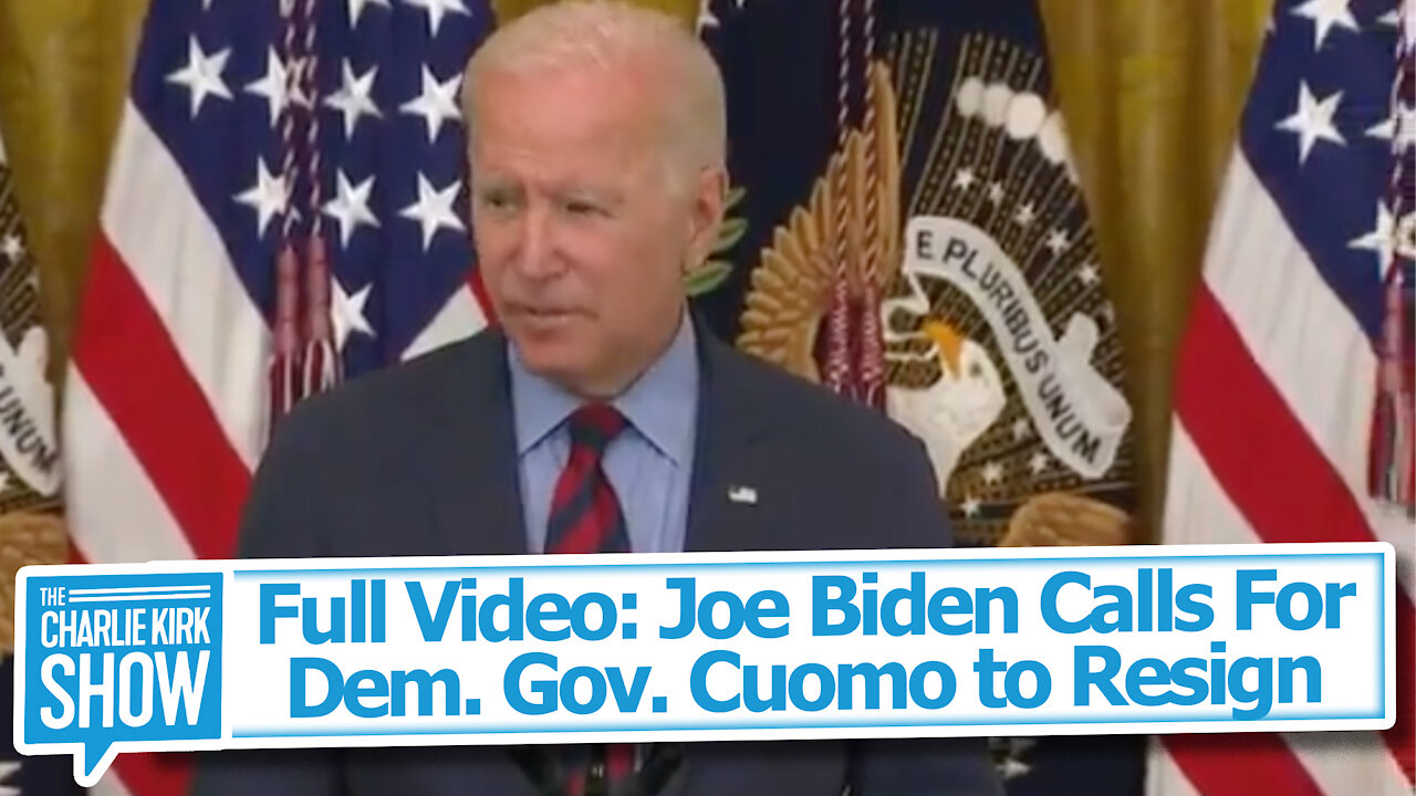 Full Video: Joe Biden Calls For Dem. Gov. Cuomo to Resign